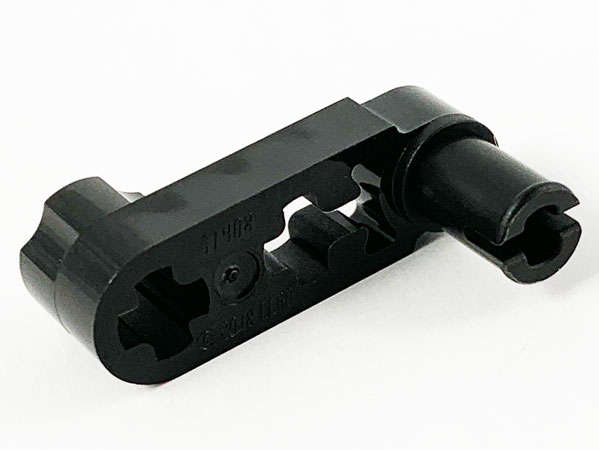 Lego NEW - Technic Liftarm Modified Crank / Pin 1 x 3 - Axle Holes and Squared Pin Hole~ [Black]