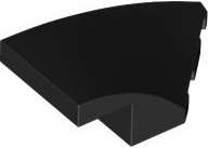 Lego (N) ~ Wedge 4 x 2 Right No Studs ~ [Black]
