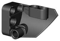 Lego (N) ~ Technic Panel Fairing # 1 Small Smooth Short Side A ~ [Black]