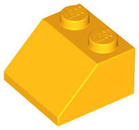 Lego (U) ~ Slope 45 2 x 2 ~ [Bright Light Orange]