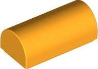 Lego (N) ~ Slope Curved 1 x 2 x 2/3 Double ~ [Bright Light Orange]