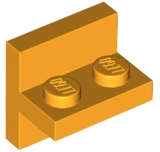 Lego (N) ~ Bracket 2 x 2 - 1 x 2 Centered ~ [Bright Light Orange]