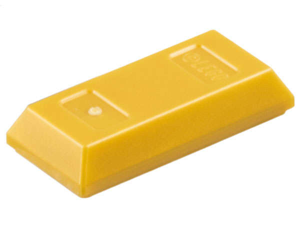 Lego (N) ~ Minifigure Utensil Ingot / Bar ~ [Pearl Gold]