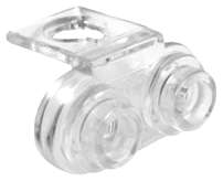 Lego NEW - Trans-Clear Minifigure Neck Bracket with 2 Back Studs