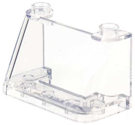 Lego (N) ~ Windscreen 2 x 4 x 2 ~ [Trans-Clear]