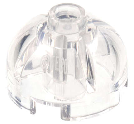 Lego (N) ~ Brick Round 2 x 2 Dome Top ~ [Trans-Clear]