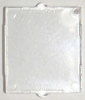 Lego (U) ~ Glass for Window 1 x 2 x 2 Flat Front ~ [Trans-Clear]