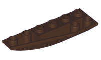 Lego (N) ~ Wedge 6 x 2 Inverted Left ~ [Dark Brown]