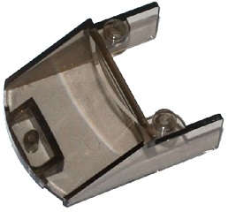 Lego (N) ~ Windscreen 5 x 4 x 1 2/3 ~ [Trans-Brown (Old Trans-Black)]