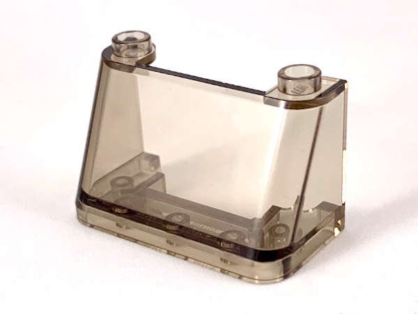 Lego (N) ~ Windscreen 2 x 4 x 2 ~ [Trans-Brown (Old Trans-Black)]