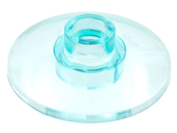 Lego (N) ~ Dish 2 x 2 Inverted (Radar) ~ [Trans-Light Blue]