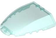 Lego (N) ~ Windscreen 6 x 7 x 1 1/3 ~ [Trans-Light Blue]