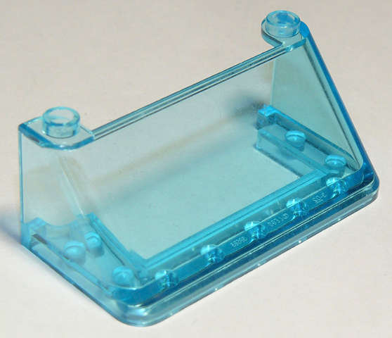 Lego (N) ~ Windscreen 3 x 6 x 2 ~ [Trans-Light Blue]