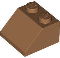 Lego (N) ~ Slope 45 2 x 2 ~ [Medium Nougat]