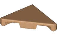 Lego (N) ~ Tile Modified 2 x 2 Wedge Triangular ~ [Medium Nougat]