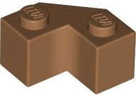 Lego (N) ~ Brick Modified Facet 2 x 2 ~ [Medium Nougat]