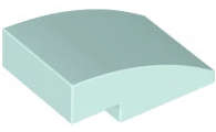 Lego (N) ~ Slope Curved 3 x 2 ~ [Light Aqua]