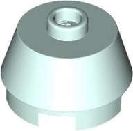 Lego (N) ~ Cone 2 x 2 Truncated ~ [Light Aqua]