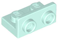 Lego (N) ~ Bracket 1 x 2 - 1 x 2 Inverted ~ [Light Aqua]