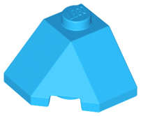 Lego (N) ~ Wedge 2 x 2 (Slope 45 Corner) ~ [Dark Azure]