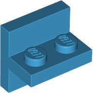 Lego (N) ~ Bracket 2 x 2 - 1 x 2 Centered ~ [Dark Azure]