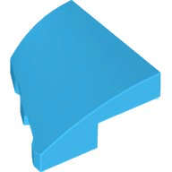 Lego (N) ~ Wedge 2 x 2 x 2/3 Right ~ [Dark Azure]
