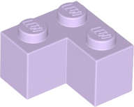 Lego (N) ~ Brick 2 x 2 Corner ~ [Lavender]