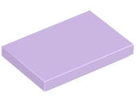 Lego (N) ~ Tile 2 x 3 ~ [Lavender]