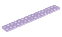 Lego (N) ~ Plate 2 x 16 ~ [Lavender]