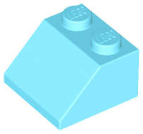 Lego (N) ~ Slope 45 2 x 2 ~ [Medium Azure]
