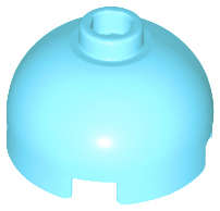 Lego (N) ~ Brick Round 2 x 2 Dome Top ~ [Medium Azure]