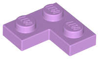 Lego (N) ~ Plate 2 x 2 Corner ~ [Medium Lavender]
