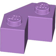 Lego (N) ~ Brick Modified Facet 2 x 2 ~ [Medium Lavender]