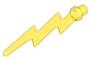 Lego (N) ~ Wave Angular Single with Bar End (Lightning Bolt) ~ [Trans-Yellow]