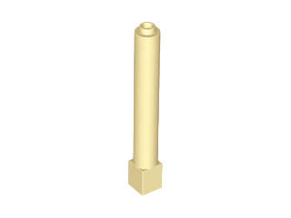 Lego (N) ~ Support 1 x 1 x 6 Solid Pillar ~ [Tan]