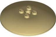 Lego (N) ~ Dish 6 x 6 Inverted (Radar) - Solid Studs ~ [Tan]