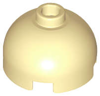 Lego (N) ~ Brick Round 2 x 2 Dome Top ~ [Tan]