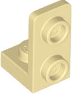 Lego (N) ~ Bracket 1 x 1 - 1 x 2 Inverted ~ [Tan]