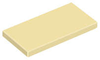 Lego (U) ~ Tile 2 x 4 ~ [Tan]