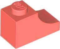 Lego (N) ~ Arch 1 x 2 Inverted ~ [Coral]
