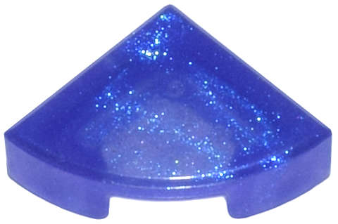 Lego (N) ~ Tile Round 1 x 1 Quarter ~ [Satin Trans-Purple]