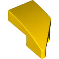 Lego (N) ~ Wedge 2 x 1 x 2/3 Left ~ [Yellow]