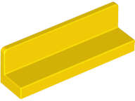 Lego (U) ~ Panel 1 x 4 x 1 ~ [Yellow]