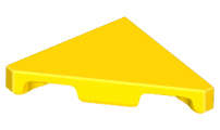 Lego (N) ~ Tile Modified 2 x 2 Wedge Triangular ~ [Yellow]
