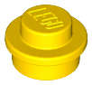 Lego (N) ~ Plate Round 1 x 1 ~ [Yellow]