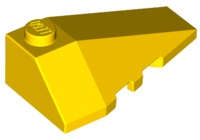 Lego (U) ~ Wedge 4 x 2 Triple Right ~ [Yellow]