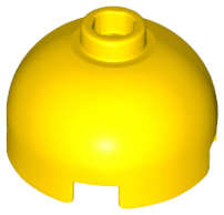 Lego (N) ~ Brick Round 2 x 2 Dome Top ~ [Yellow]