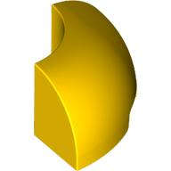 Lego (N) ~ Brick Round Corner 2 x 2 without Studs ~ [Yellow]