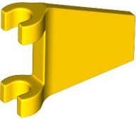 Lego (N) ~ Flag 2 x 2 Trapezoid with Flared Edge ~ [Yellow]