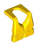 Lego Used - Minifigure Life Jacket Center Buckle~ [Yellow]
